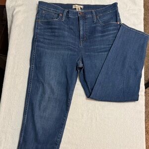 Madewell Women's Straight Leg Blue Jeans